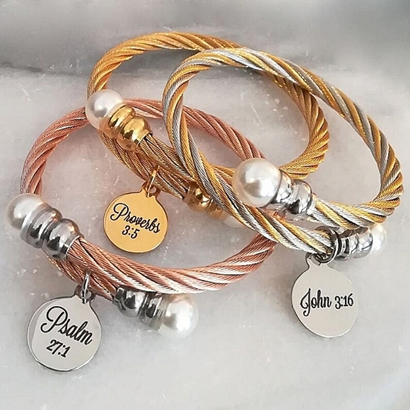 Christian Bible Verse Scripture Bracelet - Picture 3 of 3